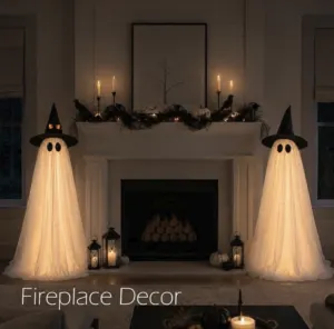 Spooky Ghost with Remote Control, 2Packs Halloween Decorations