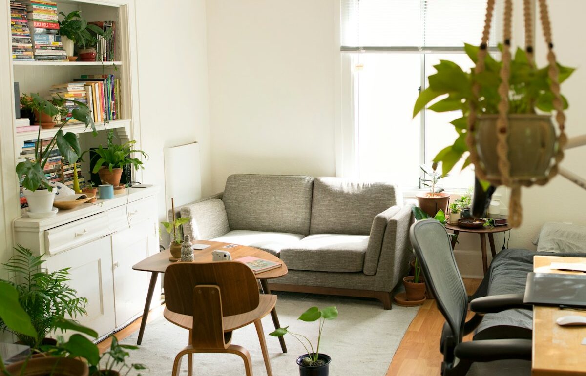 Furnished apartment living room