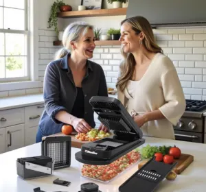 MUELLER HOME Pro-Series 10-in-1, 8 Vegetable Chopper & Mandoline Slicer