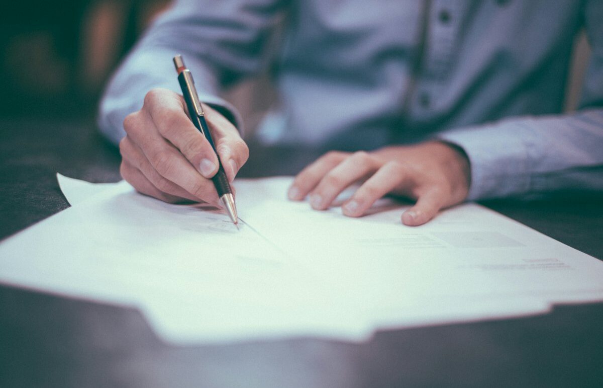 Filling out a form