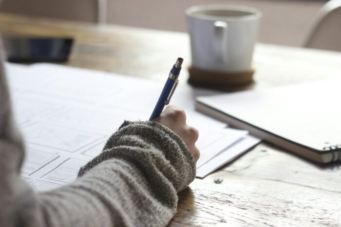 Notes on a desk